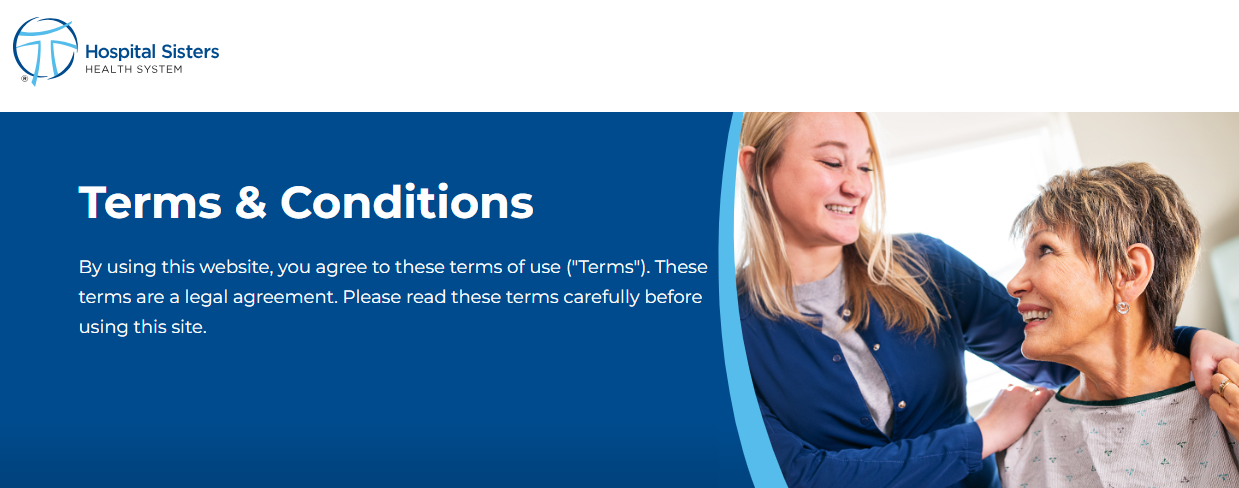 HSHSMyChart Terms and Conditions